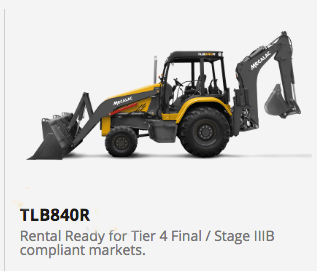 backhoe TLB840R
