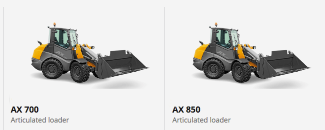 Loaders AX700 AX800